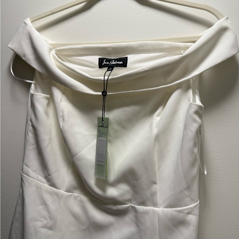 NWT Sam Edelman Off-Shoulder white Midi Dress